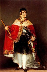 Fernando Vii With Royal Mantle — Francisco De Goya, Romanticism