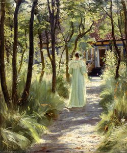 Marie in the Garden