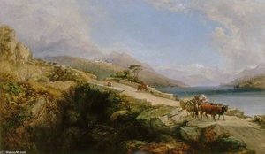Near Arona, Lago Maggiore — 乔治·爱德华兹·哈林, Romanticism