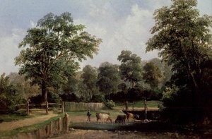 Landscape With Cows, 19th Century