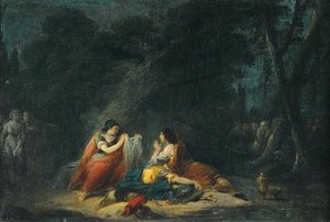La Mort D'un Guerrier Antique — Jacques Gamelin