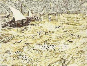 A Fishing Boat At Sea — विन्सेंट वैन गॉग, Post-impressionism