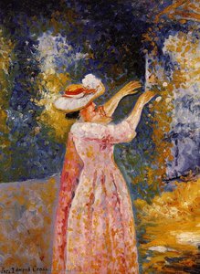The Flowered Column — 앙리 에몽 크로스, Post-impressionism