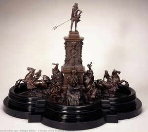 A Model of the Neptune Fountain