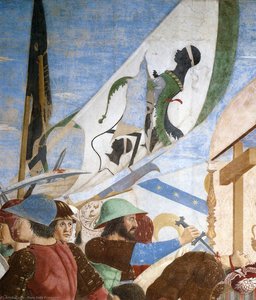 Der Kampf Zwischen Heraklius Und Chosroes (detail) (15) — Piero Della Francesca, Early Renaissance
