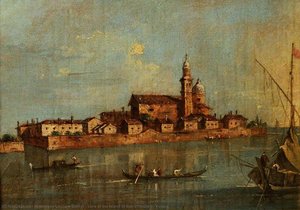 View Of The Island Of San Cristoforo, Venice — Francesco Lazzaro Guardi