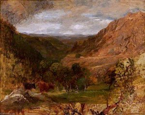 Landscape (unfinished) — David Cox The Elder