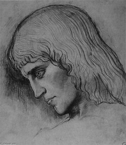 Study For The Head Of `oedipus — Gustave Moreau, Symbolism