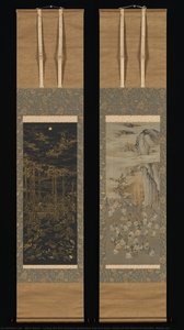 Luring The Sun Goddess Amaterasu Out Of A Cave; Death Of The Historical Buddha (nehan-zu) — Yasuda Bairei