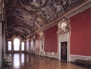 View Of The Galleria Pamphilj — Pietro Da Cortona, Italian Baroque