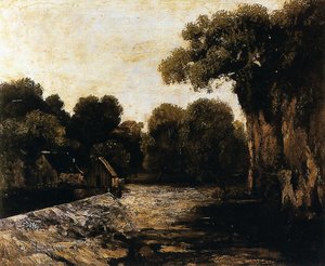 Locks On The Loue — Gustave Courbet, Realism