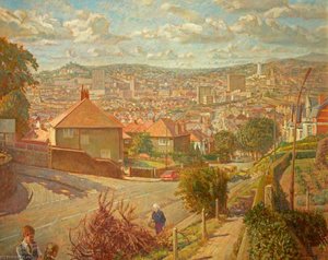 Newport From Christchurch Road — Thomas Roland Rathmell