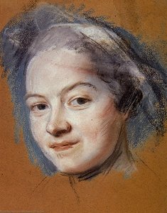 Madame Favart — Maurice Quentin De La Tour, Rococo