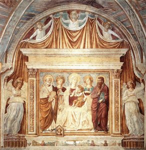 Tabernacle de la Madonna delle Tosse : Maria lactans