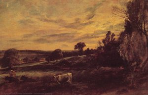 Landscape Evening — John Constable, Romanticism