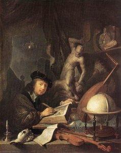 Painter In His Studio — Герит Ду, Baroque