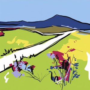 Serene Path Through Verdant Fields Under An Infinite Cerulean Sky — Yann Lambert, Pop Art