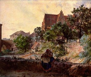 Church Of Sts. Peter And Paul, Strzegom — Adolph Von Menzel, German Realism