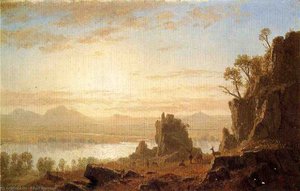 The Columbia River, Oregon — Albert Bierstadt