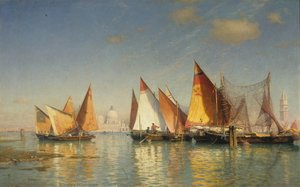 Grand Canal, Venice — William Stanley Haseltine, Hudson River School