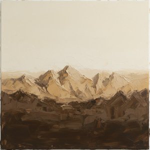 Ethereal Monoliths In Earth And Light: A Monumental Study Of Textured Silence — David Moreau, Contemporary Abstraction