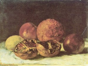 Pomegranates — Gustáv Courbet, Contemporary Realism
