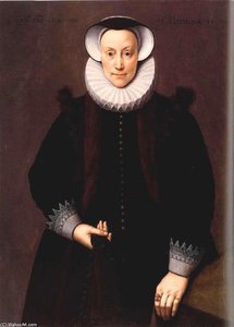 Portrait Of A Woman Aged 54 — Frans Pourbus Mladší