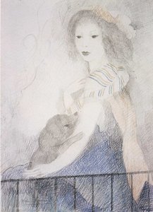 Portrait De Jeune Fille (1928) — Marie Laurencin