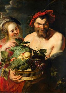 Ninfa E Satiro — Peter Paul Rubens, Splendore Barocco