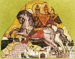 Boris And Gleb — Nicholas Roerich, Art Nouveau