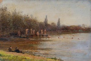 Bathing Pond, Hampstead Heath — Robert Finlay Mcintyre