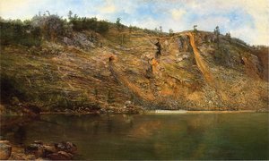 The Iron Mine, Port Henry, New York — Homer Dodge Martin