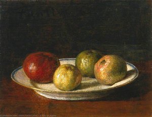 A Plate Of Apples — Хенри Фантин-латуро