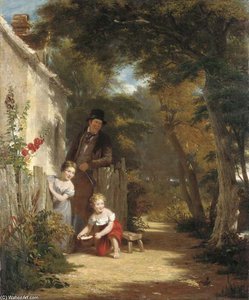 The Robin The Peasant From His Toil — William Frederick Witherington