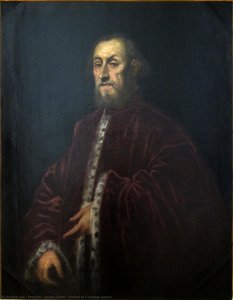 Portrait Of A Venetian Senator — Tintoretto, Baroque Renaissance Drama