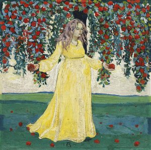 Frau Unter Apfelbaum, 1901 — Cuno Amiet