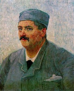 Portrait Eines Mannes Mit Einer Kapuze — Vincent Willem Van Gogh