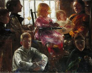 The Family Of The Painter Fritz Rumpf — Lovis Corinth