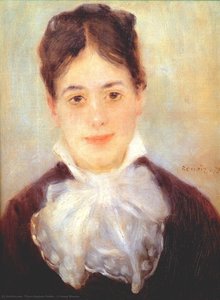 A Young Woman — Pierre-auguste Renoir, Impressionist Movement