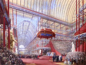 The Opening Of The Crystal Palace - Sydenham - By Queen Victoria On 10th June — Joseph Nash