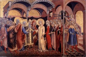 Marriage Of The Virgin — Σάνο Ντι Πιέτρο, Renaissance