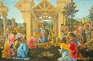 Adoration Of The Magi — Sandro Botticelli, Early Italian Renaissance