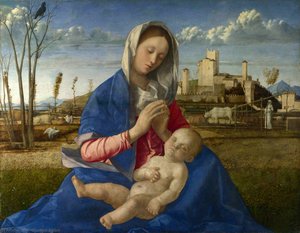 Madonna Of The Meadow (madonna Del Prato), Ng Lon — Джотто Беллини, Renaissance