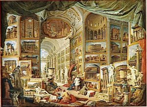 Galerie Von Römischen Ansichten — Giovanni Paolo Pannini, Late Baroque