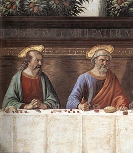 Last Supper (detail) (11) — Domenico Ghirlandaio, Early Renaissance