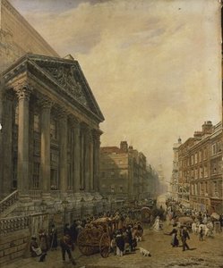 The Mansion House From Poultry Looking Down