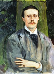 Portrait Of Jacques-emile Blanche — John Singer Sargent, Impressionistic Portraiture