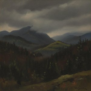 Ethereal Solitude in the Somber Heights