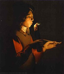 Blower With A Pipe — Georges De La Tour, Baroque Dramatic Light
