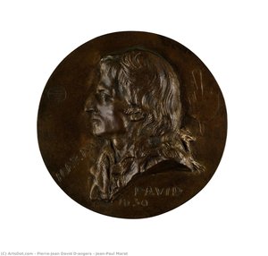 Jean-paul Marat — Жан Давид Д’анж, Neoclassical Style
